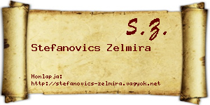 Stefanovics Zelmira névjegykártya